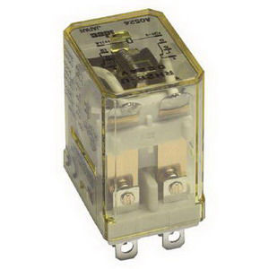 RH2B-UTAC24V ELECTRICAL, RELAY, DPDT, 24VAC, 10AMP MODEL RH SERIES COMPACT POWER RELAY WITH BLADE TERMINALS WITH TOP BRACKET MOUNTING