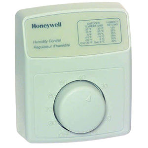 H8908B1002 HUMIDISTAT. 10% - 60% RH. DUCT OR WALL MOUNT. 120 VAC. VERTICAL MOUNT. PREMIER WHITE
