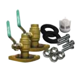 2706083 1-1/4" ISOLATION FLANGE SET WITH SOLDER BALL VALVES AND CHECK VALVE