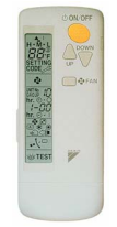 BRCE818 WIRELESS REMOTE CONTROLLER, DAIKIN (FAQ)