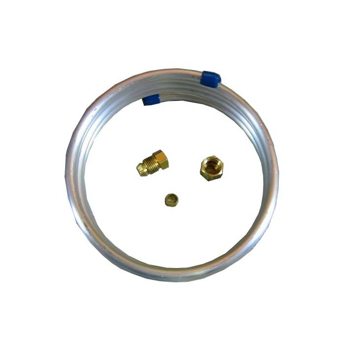 MA-AT18-5 1/8" ALUMINUM PILOT TUBING W/ FITTINGS 5'