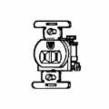 MA-7661 WHITE DUPLEX RECEPTACLE 15A-125V
