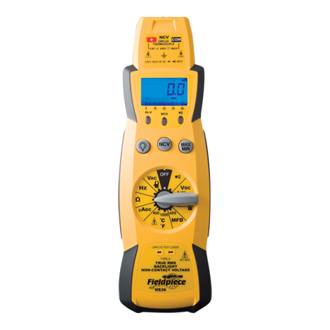 HS36 FIELDPIECE MULTIMETER WITH TEMP PROBES
