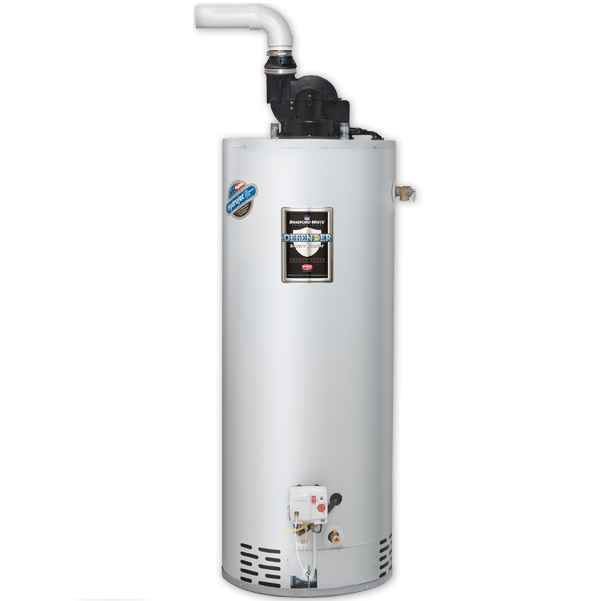 BWC RG1PV50S6N19 WATER HEATER 50 GAL POWER VENT NAT GAS SHORT 22" DIA 58-1/4" HIGH 40,000 BTU 2" OR 3" VENT