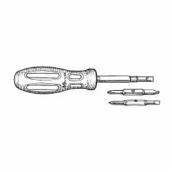 MA-9358-12 6-IN-1 SCREWDRIVER