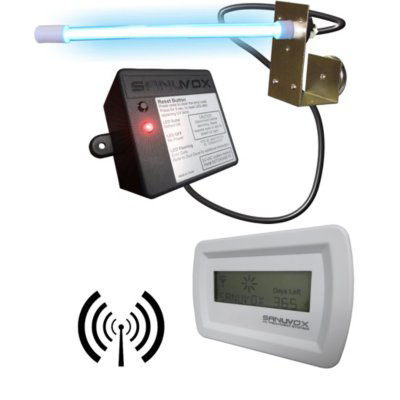 SABERPW16/24-GMX2 SABER PRO 16" STRAIGHT UVC/UVV LAMP 24V/110V, INCLUDES 2 LAMPS & REMOTE WIRELESS DISPLAY SCREEN, WILL REMOVE ODOR (12)