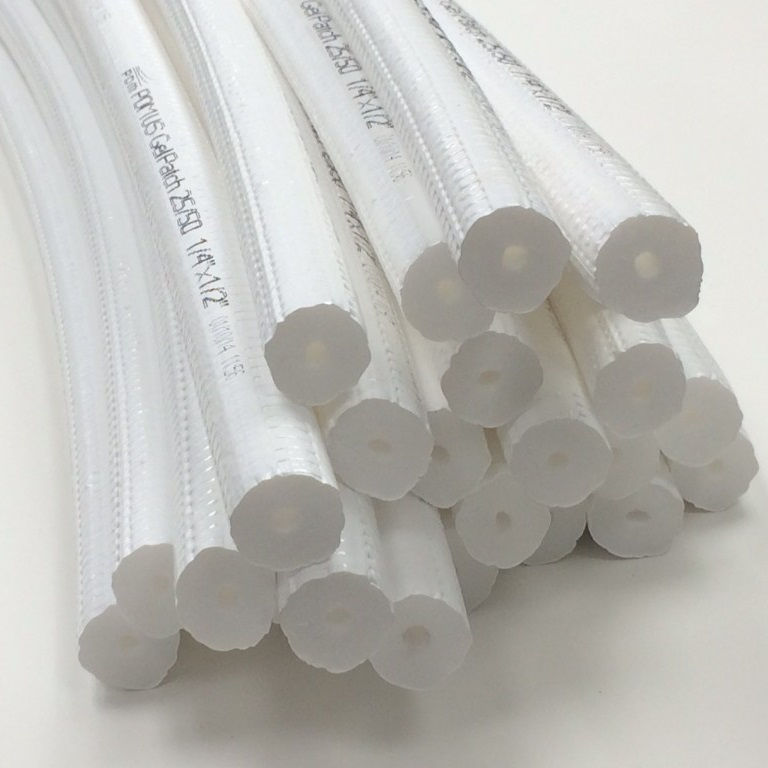 GEL1412 1/4" X 1/2" X 3' WHITE PDM GEL INSULATION (10 PER BAG, SOLD EA.)