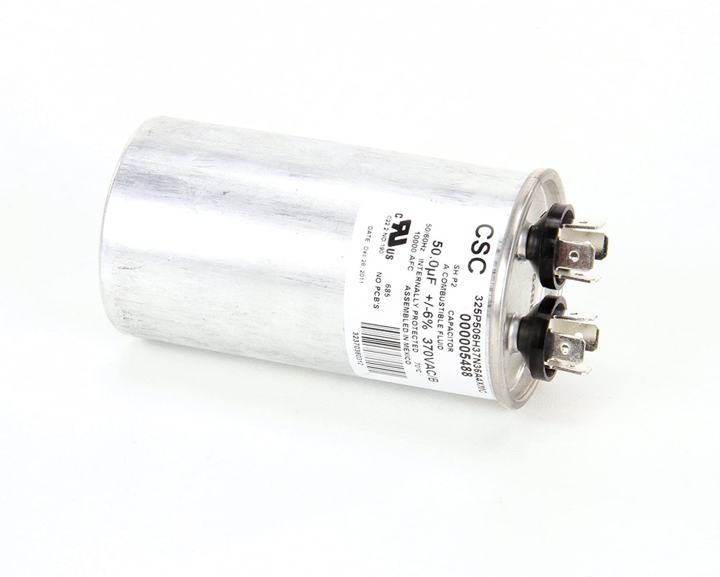 000005488 CAPACITOR RUN 50MFD 370VAC (STK-PROG)