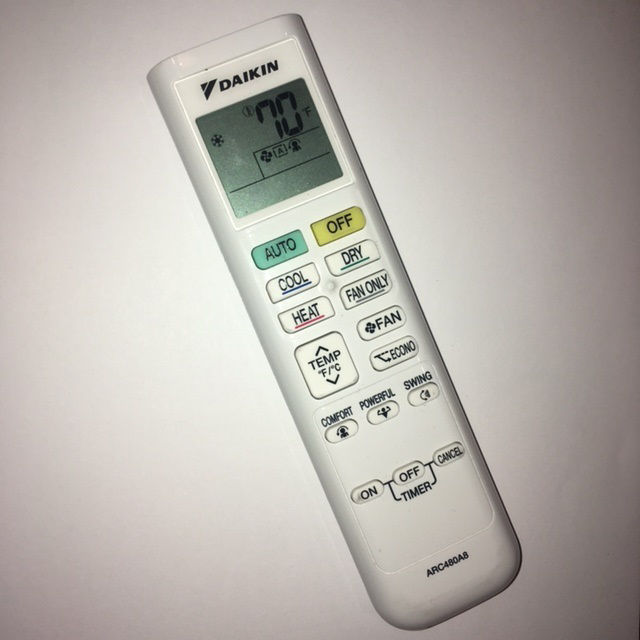 6024909 DAIKIN REMOTE CONTROLLER - ARC480A6
