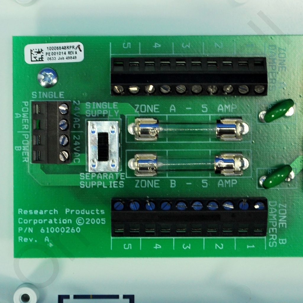 RP8028 DAMPER POWER DISTRIBUTION PANEL